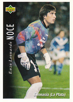 Enzo Leonardo Noce Gimnasia 1995 Upper Deck Futbol Argentina #127